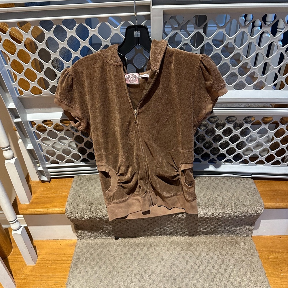 Vintage Juicy Couture Terry cloth zip up